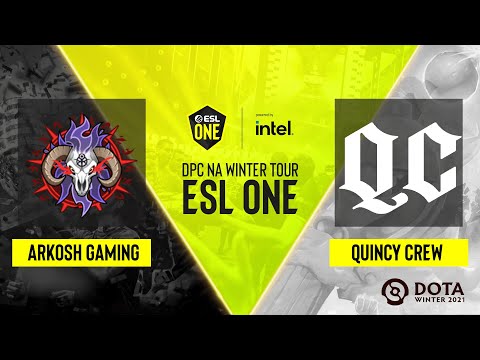 Dota2 - Quincy Crew vs. Arkosh Gaming - Game 2 - DPC NA Winter Tour - ESL One