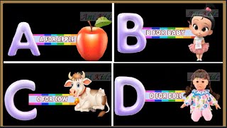 ABCD words learning |ABC Phonics |Phonic Sounds | Alphabet Sound |Kids Preschool Learning || English