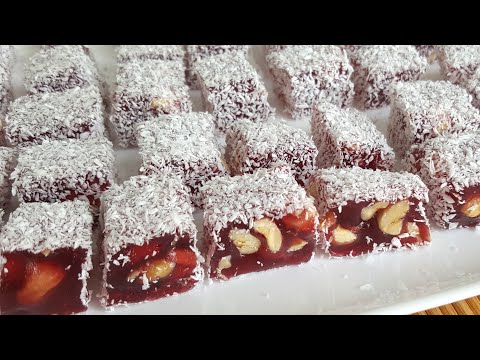 Amazingly Delicious Real Turkish Delight (Lokum) with Pomegranate! Famous Turkish Delight Recipe