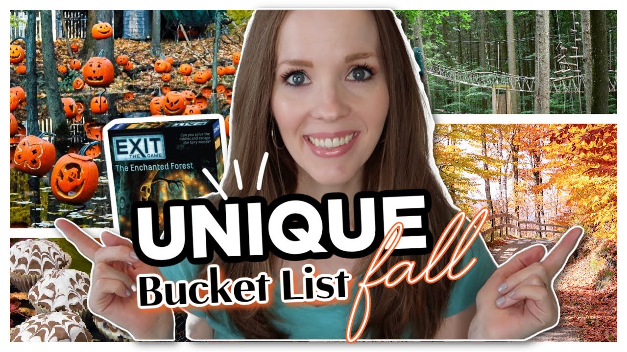 UNIQUE FALL BUCKET LIST IDEAS | NOT YOUR TYPICAL FALL ACTIVITIES | THINGS TO DO IN THE FALL