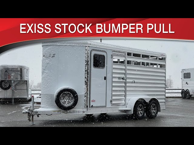Preview image of Exiss Stock Trailer Bumper Pull youtube video