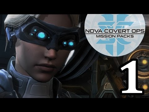 Let's Play - StarCraft II Nova Covert Ops [Part 1] Escape!