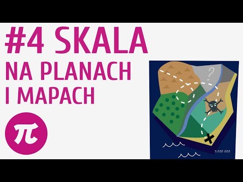 Skala na planach i mapach #4 [ Skala - wprowadzenie ]