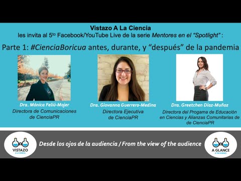 Parte 1: #CienciaBoricua antes, durante y después de la pandemia