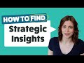 Where Do Strategic Insights Actually Come From? (Research Methods for Advertising)