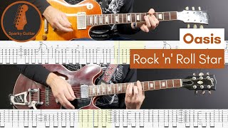 Rock &#39;n&#39; Roll Star - Oasis - Learn to Play! (Guitar Cover &amp; Tab)
