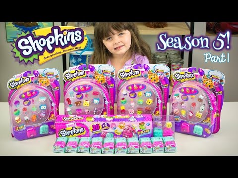 SHOPKINS SEASON 5 Unboxing Part 1! Shopkins Hunt For a Limited Edition Shopkin Kinder Playtime Video