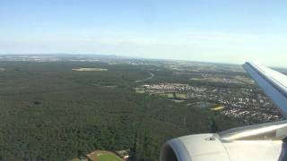 preview picture of video 'Lufthansa Airbus A319-100 landing Frankfurt Airport over the runway Sony dsc tx-7.m2ts'