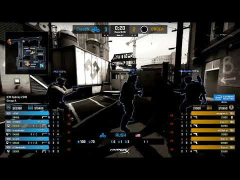 Cloud9 vs ORDER (Train) at IEM Sydney 2018 - map 2