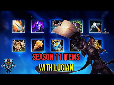 First Look At Season 11 Items On Lucian [Full Game]