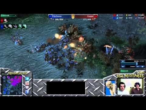 StarCraft Happy Hour Episode 1, Part 2: Cooper, Poosauce, Sting and Vortix.  Zerglings and Zealots