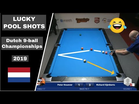 LUCKY POOL SHOTS | Dutch 9-ball Championships 2019