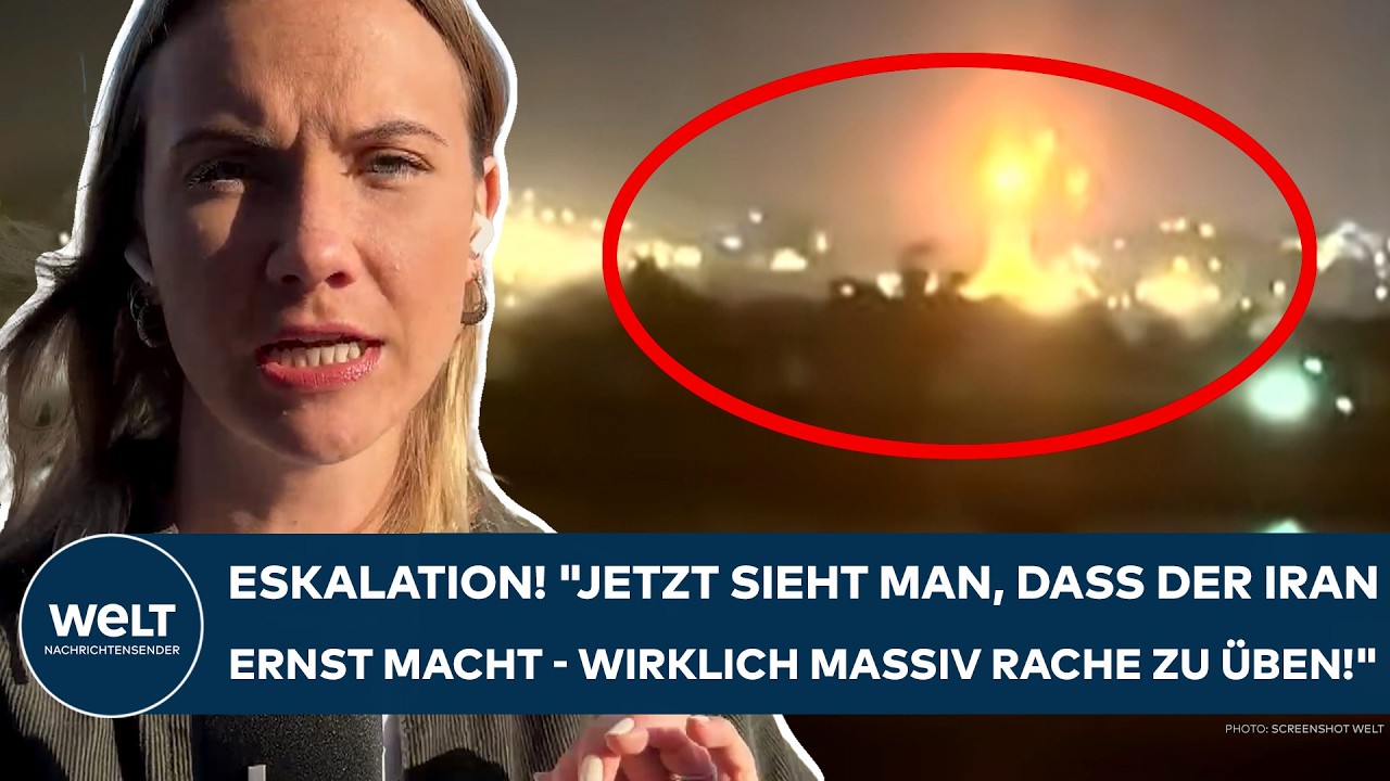 KRIEG IN NAHOST: Rache der Mullahs! "In der Nacht gab es mehrere Explosionen hier, wo wir stehen!"
