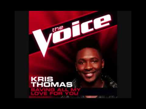 Kris Thomas - Saving All My love For You ( The Voice America Season 4 ) Studio Version