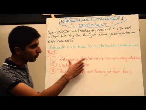 Y2/IB 19) Sustainable Growth and Development