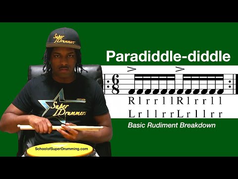 BASIC FOR DRUMMERS | Paradiddle-Diddle Rudiment Breakdown