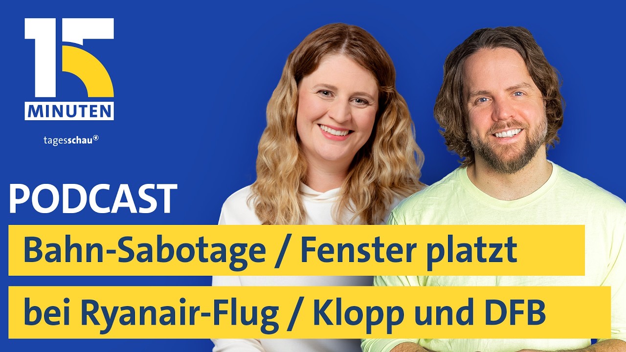 Bahn-Sabotage durch „Angry Birds“/ Fenster geplatzt im Flieger/  Klopp und DFB | 15 Minuten