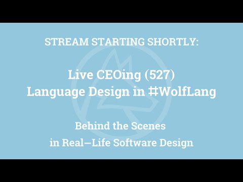 Live CEOing Ep 527: Language Design in Wolfram Language [Future of Arrays]