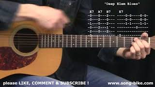 &quot;Deep Elem Blues&quot; by The Grateful Dead : 365 Songs For Beginning Guitar !!