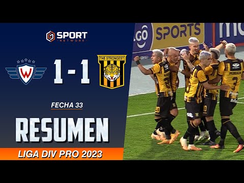 WILSTERMANN 1 - 1 THE STRONGEST  (Resumen del Partido) Liga - Fecha 33