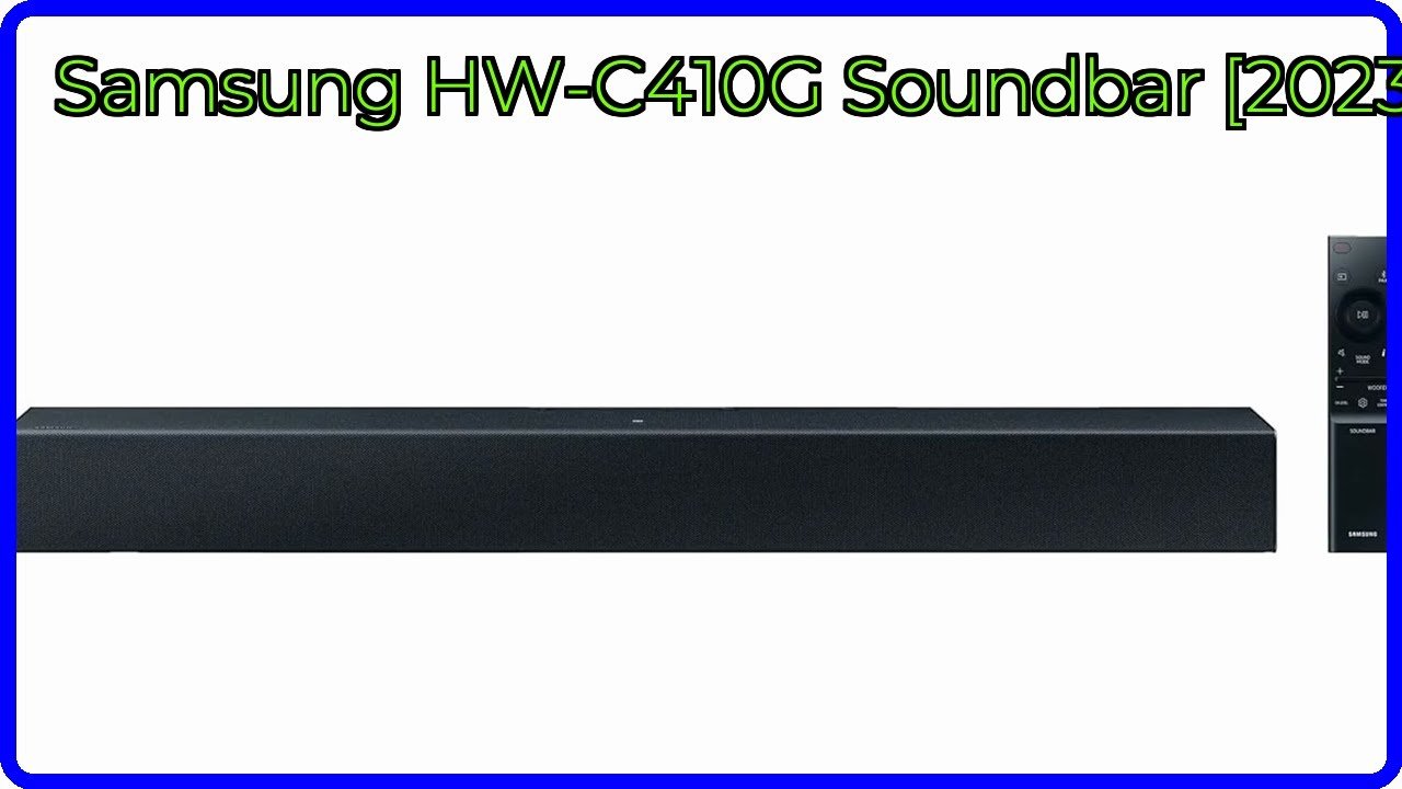 SAMS HW-C410G 2.0-kanaals soundbar HW-C410G/ZG