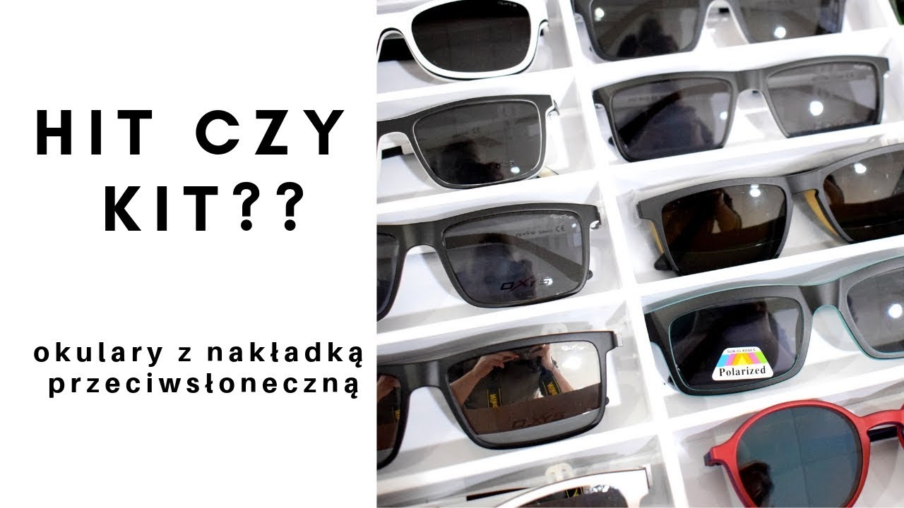 Okulary z nakładką przeciwsłoneczną Oxys | Hit czy kit