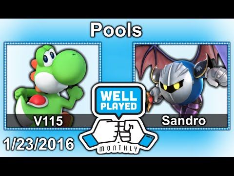 Well Played Monthly #5 Sm4sh - V115 vs Sandro
