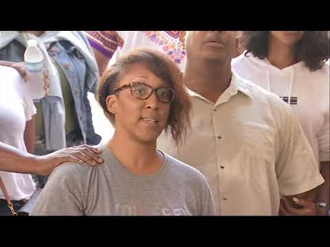 Relatives of shooting victim express grief