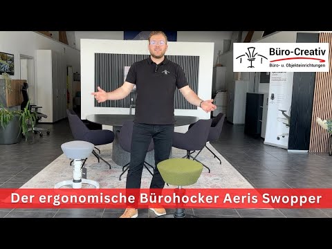 Aeris Swopper: Der ergonomische Bürohocker für gesundes, bewegliches Sitzen | Büro-Creativ
