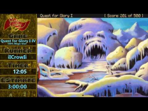 Questing for Glory - Quest for Glory I-IV 100% Magic User by iICrowIi