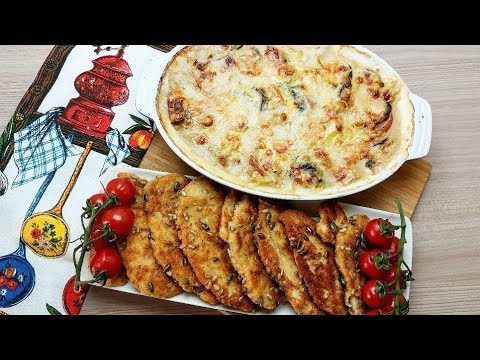 Pohovane pileće šnicle i zapeceno povrce u saftu👌 prijedlog za rucak, iftar ili veceru