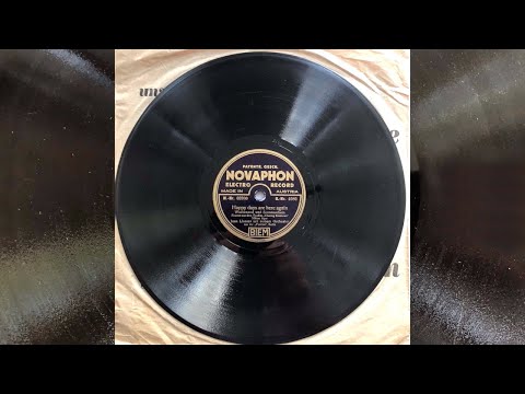 JUAN LLOSSAS: Happy Days Are Here Again - HARRY JACKSON: Ein Freund, ein guter Freund 1930 Berlin