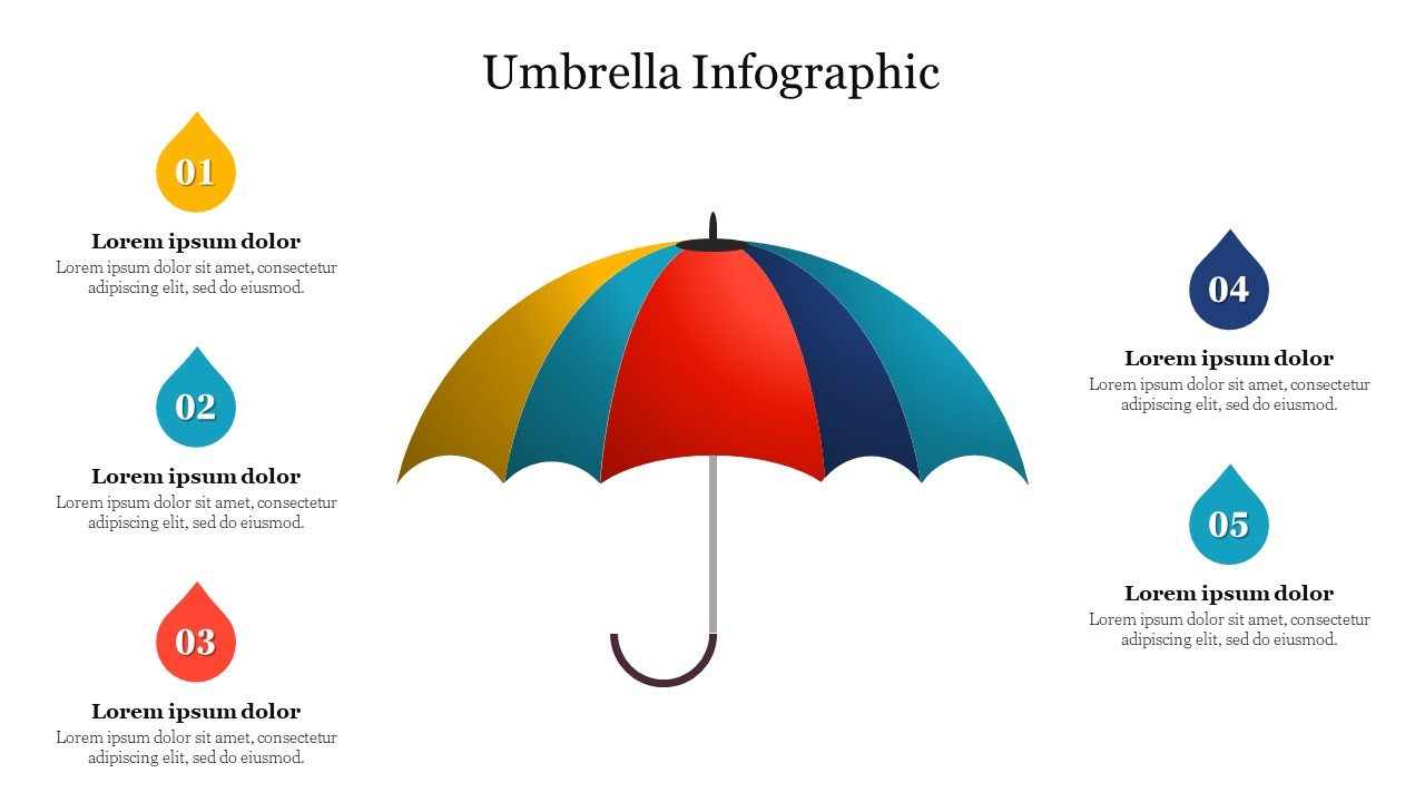 How To Make An Umbrella Infographic PowerPoint