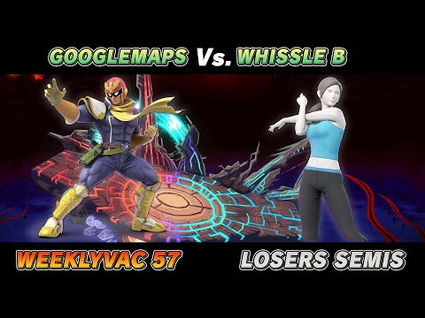 WeeklyVac 57 - SSBU - GoogleMaps (Captain Falcon, Toon Link) vs Whissle B (Wii Fit Trainer)