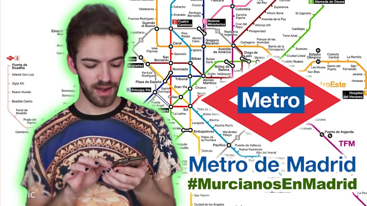Como usar el Metro y no perderse   #MurcianosEnMadrid