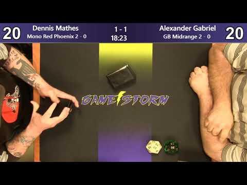 Dennis Mathes (Mono Red Phoenix) vs Alexander Gabriel (GB Midrange) - Sunday Night Modern 4/14/19