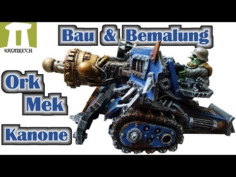 Kromlech Ork Mek Energy Sparkk Kanone Bemal Tutorial für Warhammer Tabletop - für Anfänger
