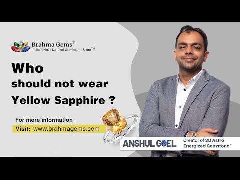 Who Should Not Wear Yellow Sapphire / Pukhraj