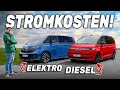 Darum versagt Elektro vs. Diesel! VW ID Buzz vs. VW Multivan
