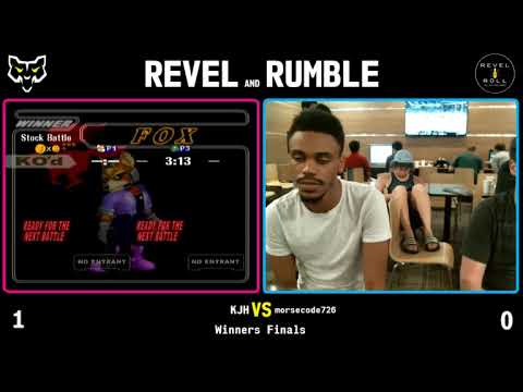 REVEL AND RUMBLE  - KJH (Fox) vs. morsecode762 (Samus) Smash Melee Winners Finals