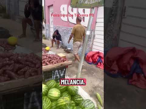 Feira livre de Teixeira PB
