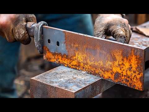 Man Turns Scrap Metal into Masterpiece Knives | Start to Finish by @LeandroGoretta