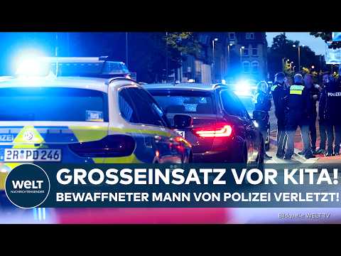 Video Thumbnail: ERKRATH: Einsatz eskaliert! Polizei schießt bewaffneten Mann nahe Kindergarten nieder!
