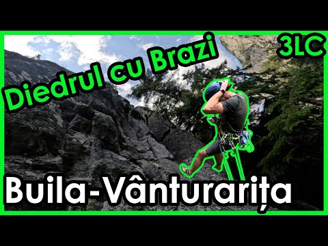 Buila Vânturarița || Diedrul cu Brazi || Multi Pitch de 3 lungimi de coardă