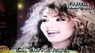 Thalia Entrevista Toma Libre 1996 Mexico