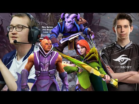 Nisha lv16 Windranger vs MATUMBAMAN lv18 Anti-Mage - thx MK - dota2
