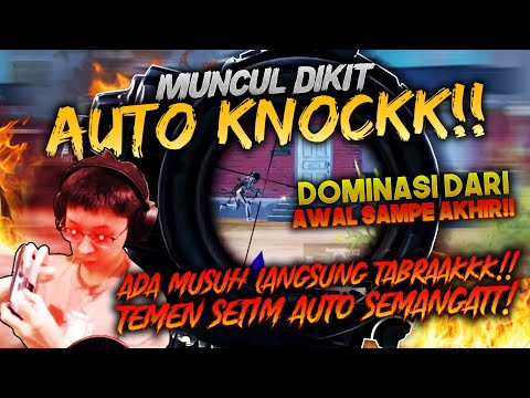 MUNCUL DIKIT AUTO KNOCK!! DOMINASI DARI AWAL SAMPE AKHIR!! SETIM AUTOO SEMANGAT SEMUA! | PUBG MOBILE