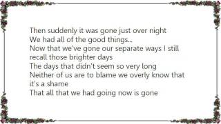 Charley Pride - We Had All the Good Things Going Lyrics