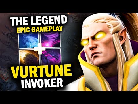 PIANIST INVOKER BY VURTUNE!! THE LEGEND NEVER FORGETS - DOTA 2 INVOKER 7.20E