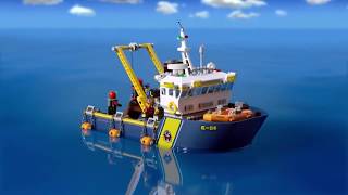 LEGO City Корабль исследователей морских глубин (60095) - відео 5